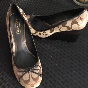 Coach wedges
